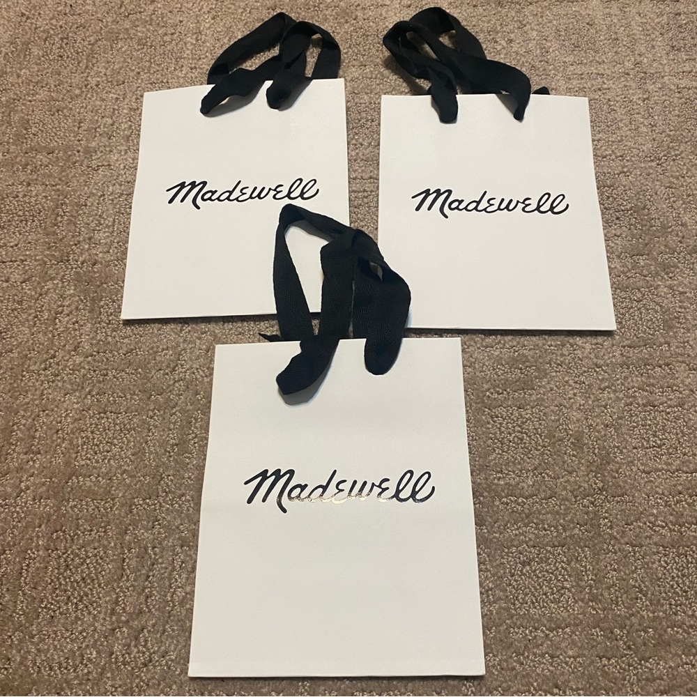 New {Madewell} Small Paper Bags | Set of 3